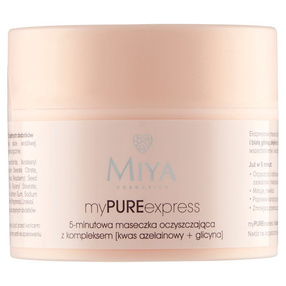 Miya myPUREexpress – 5-minutowa maseczka oczyszczająca z kompleksem [kwas azelainowy + glicyna], 50 g