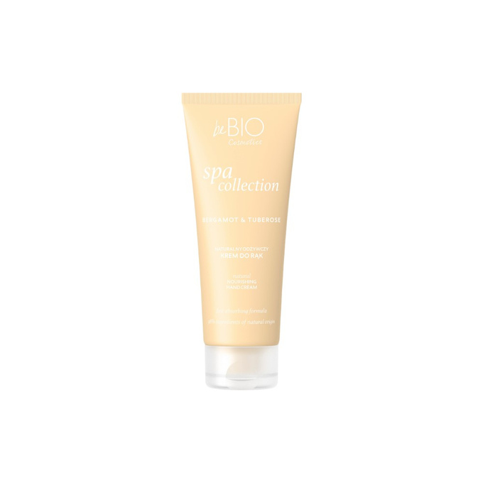 beBIO spa collection Naturalny odżywczy krem do rąk Bergamot & Tuberose, 50 ml