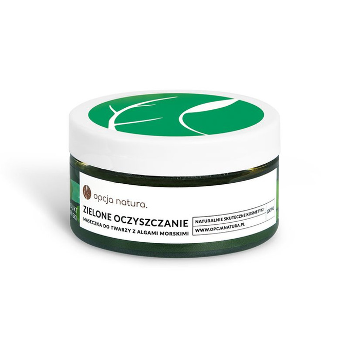 Opcja Natura Maseczka zielone oczyszczanie, 100 ml
