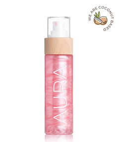 Cocosolis AURA PINK Różowy rozświetlający spray z peptydami, 100 ml