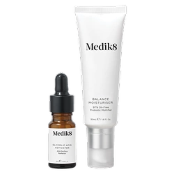 Medik8 Zestaw probiotyczny krem matujący z kwasami AHA 50 ML + Aktywator 1 szt.