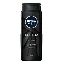 Men Deep Clean żel pod pod prysznic do ciała twarzy i włosów 500 ml