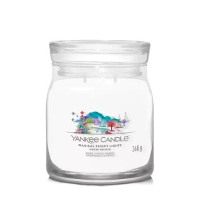 Yankee Candle Signature – Świeca średnia Magical Bright Lights, 368 g