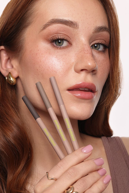 poppy head browsome Kredka do brwi - 01 Soft Taupe, 0,09 g