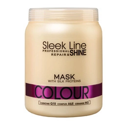 Sleek Line Colour Mask maska z jedwabiem do włosów farbowanych 1000 ml