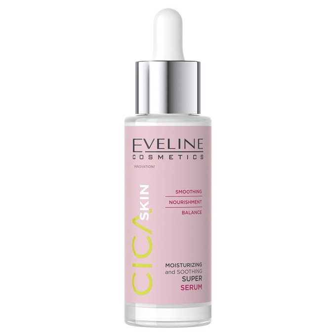 Eveline Cica skin Super serum nawilżająco-kojące, 30 ml