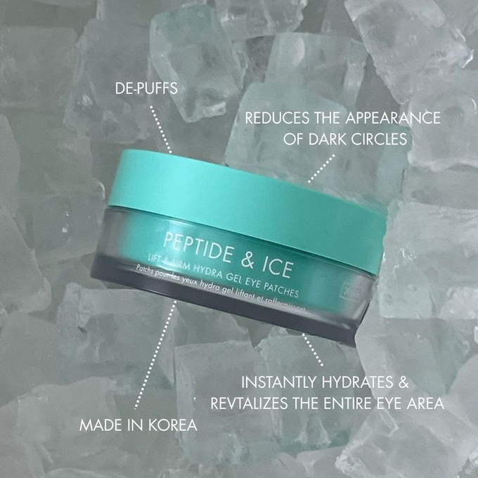 SWEED Żelowe płatki pod oczy Peptide & Ice - Lift & Firm Hydra Gel Eye Patches, 30 szt