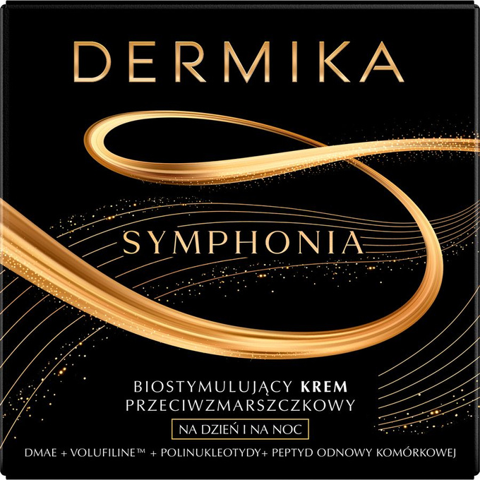 Dermika Symphonia Biostymulujący krem przeciwzmarszczkowy na dzień i na noc, 50 ml