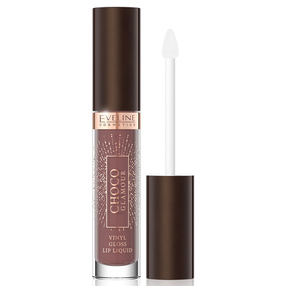 Eveline Choco Glamour Pomadka w płynie z efektem glossy lips 02 Deep cherry chocolate