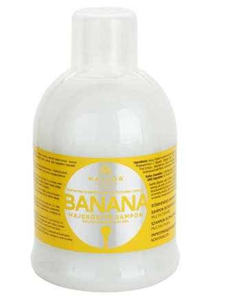 KJMN Banana Fortifying Shampoo With Multivitamin Complex szampon wzmacniający do włosów 1000ml