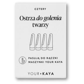 Your KAYA Wymienne ostrza do golenia twarzy, 4 szt