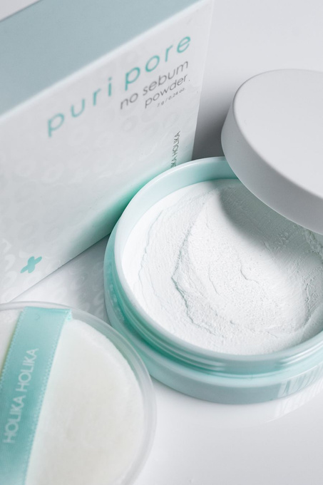 Holika Holika Puri Pore No Sebum Powder - Sypki puder do twarzy, 7 g
