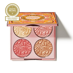 BY TERRY Paleta rozświetlaczy i róży Brightening CC Palette Sunny Flash