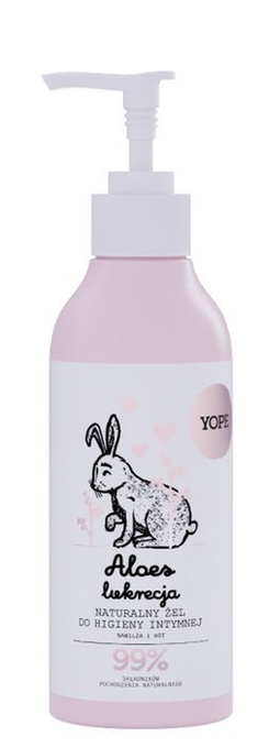 Yope Żel do higieny intymnej Aloes i Lukrecja 300 ml