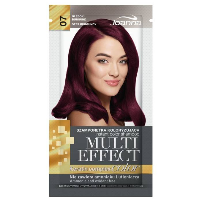 Multi Effect szamponetka koloryzująca 07 Głęboki Burgund 35g