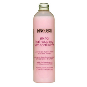 Bingo Spa Jedwab do mycia włosów ze śluzem ślimaka, 300  ml