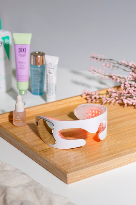 STYLPRO Radiant Eyes Red LED Goggles, okulary do terapi czerwonym światłem LED