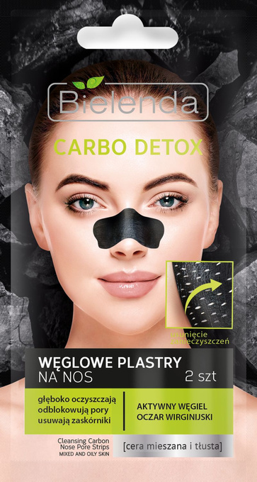 Bielenda Carbo Detox Węglowe plastry na nos, 2 szt