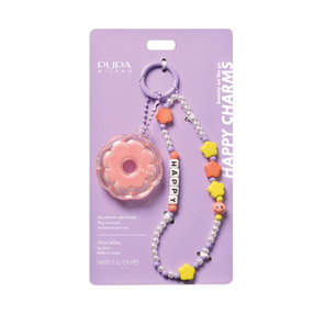 PUPA Milano Happy Charms Brelok z błyszczykiem do ust - 002 Sugar Pink, 6,4 ml
