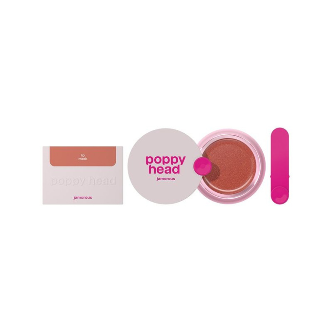 poppy head jamorous Maska do ust - 02 Nude Wink, 10 g