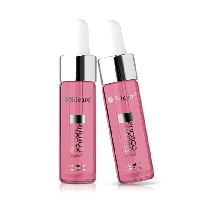 Silcare The Garden of Color Oliwka do paznokci i skórek z pipetką Raspberry Light Pink, 15 ml