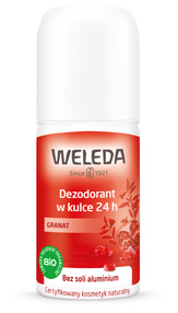 WELEDA Dezodorant w kulce 24 h z granatem, 50 ml