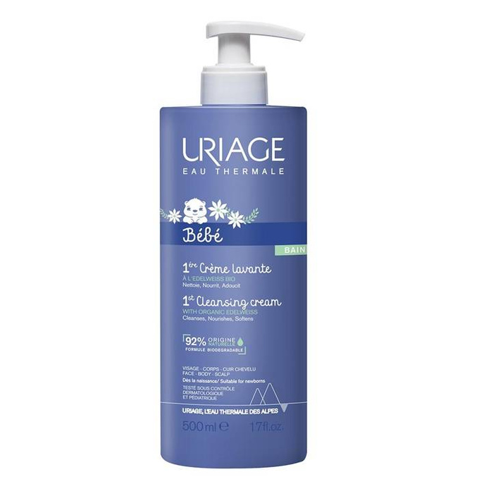 Bebe 1st Cleansing Cream pieniący się krem do kąpieli dla dzieci 500 ml