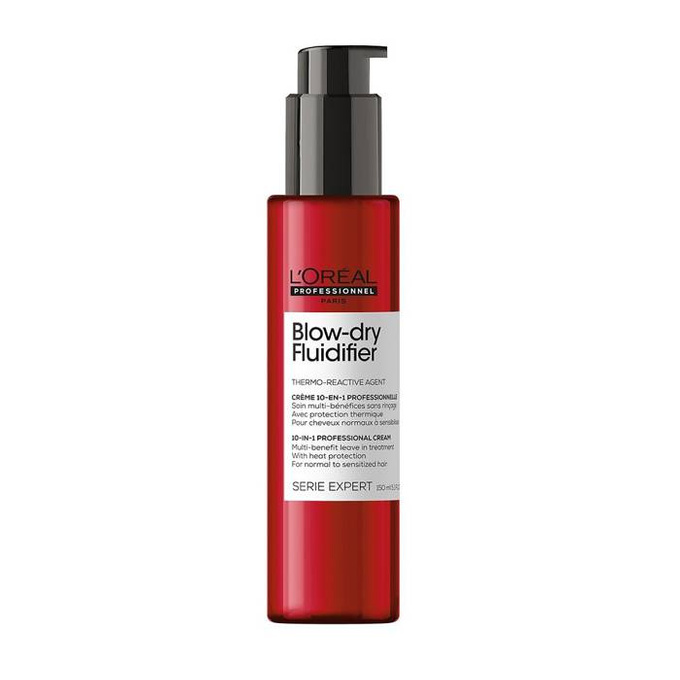 Serie Expert Blow-Dry Fluidifier krem zapobiegający puszeniu się włosów 150 ml