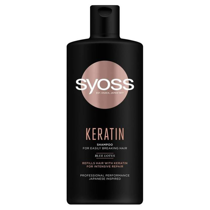 Keratin Shampoo szampon do włosów słabych i ła mliwych 440 ml