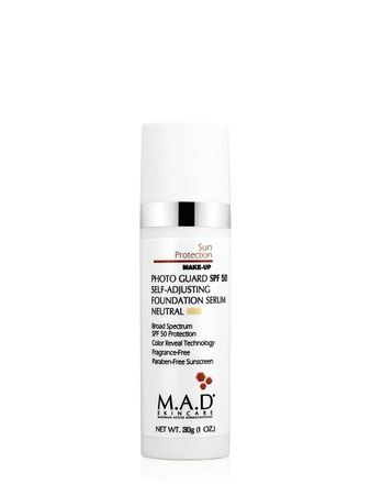 M.A.D Skincare Filtr przeciwsłoneczny spf50, broad spectrum + podkład 30 ml