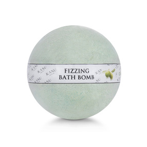 Kanu Nature Musująca kula do kąpieli Oliwkowa, 160 g