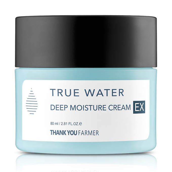 THANK YOU FARMER  True Water Deep Moisture Cream EX 80 ml Krem nawilżający wzmacniający barierę ochronną skóry