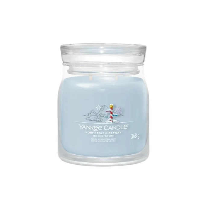 Yankee Candle Signature – Świeca średnia North Pole Hideaway, 368 g