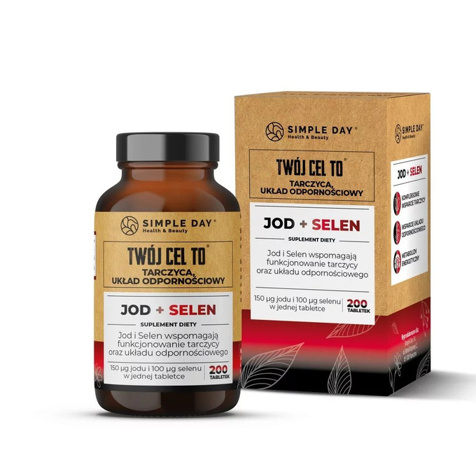 Twój Cel To Jod + Selen, 200 tabletek