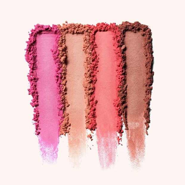 BY TERRY Paleta rozświetlaczy i róży Brightening CC Palette - Beach Bomb