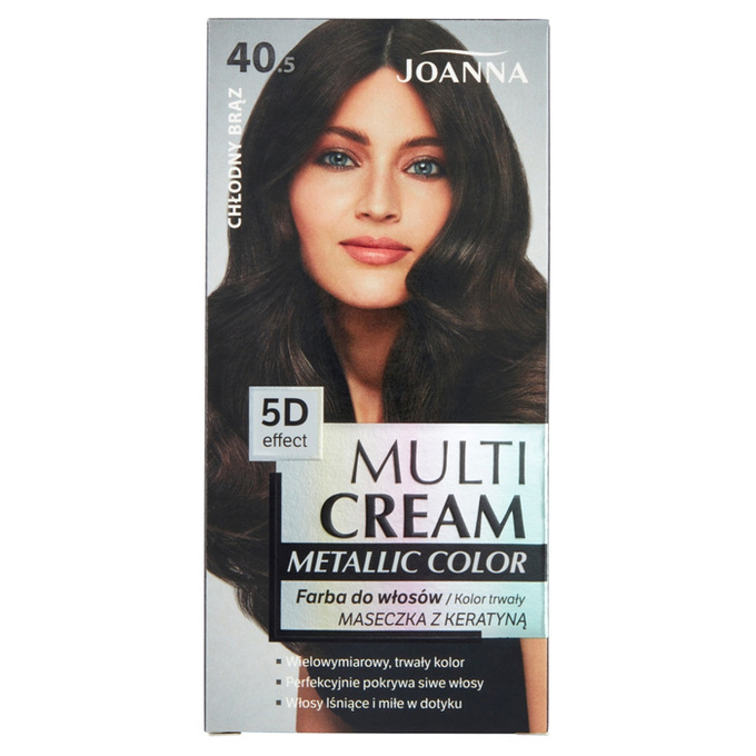 Multi Cream Metallic Color farba do włosów 40.5 Chłodny Brąz