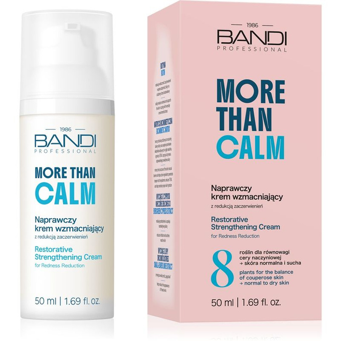 Bandi More Than Calm Naprawczy krem wzmacniający z redukcją zaczerwienień, 50 ml