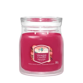 Yankee Candle Signature – Świeca średnia Santa on Skis, 368 g