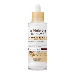 Dr.Melaxin Peel Shot Exfoliant White Rice Ampoule Ampułka złuszczająca, 80 ml
