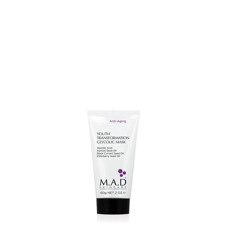 M.A.D Skincare Wygładzająca i przeciwzmarszckowa maska z kw. Glikolowym 60 g