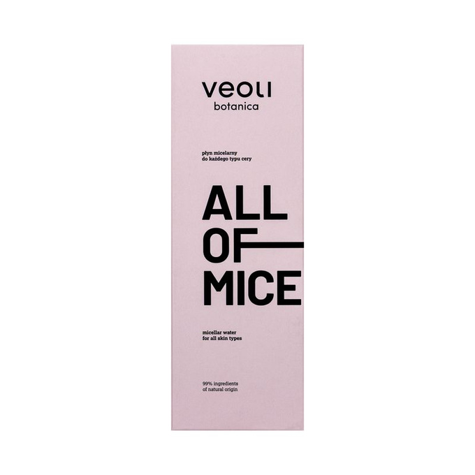 Veoli Botanica ALL OF MICELLAR Płyn micelarny do każdego typu cery, 500 ml
