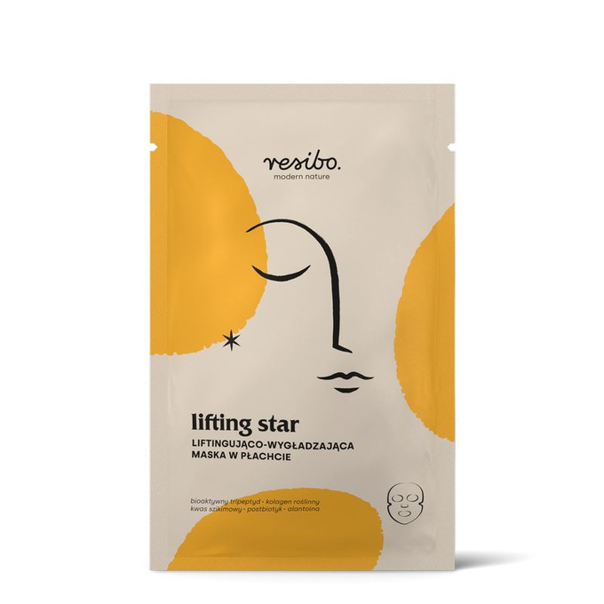 Resibo LIFTING STAR liftingująco-wygładzająca maska w płachcie