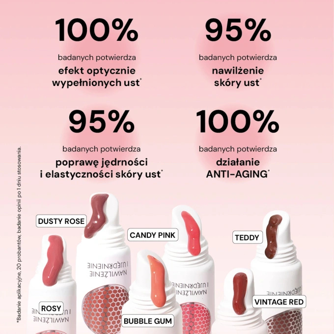 BasicLab Peptydowy tint do ust – 220 Rosy, 15 ml