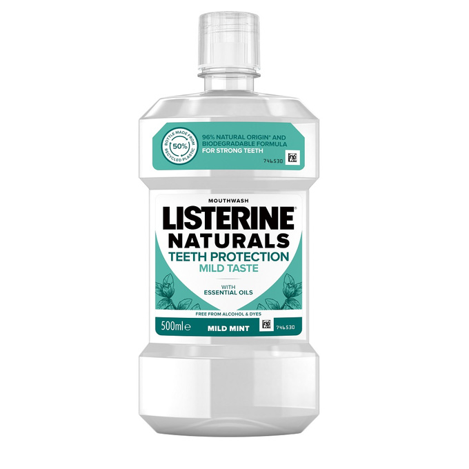 Listerine Naturals Teeth Protection płyn do płukania jamy ustnej 500ml