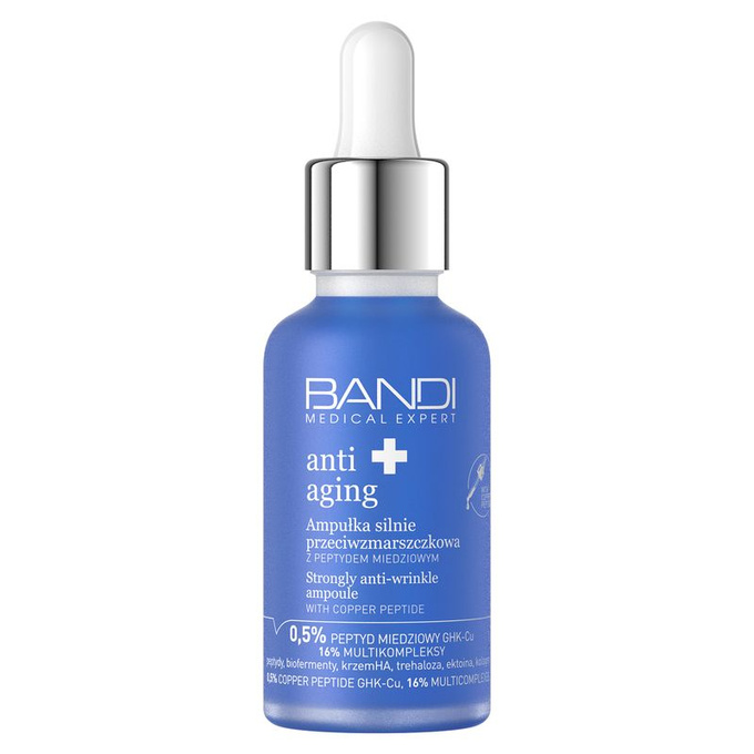  BANDI MEDICAL EXPERT ANTI-AGING Ampułka silnie przeciwzmarszkowa z peptydem miedziowym