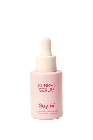 Say hi  SUNSET SERUM złuszczające serum z kwasami 15%