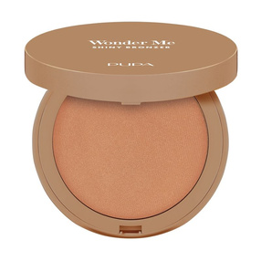 PUPA Milano Wonder Me Shiny Bronzer Rozświetlający wypiekany bronzer 001 Light Neutral, 6 g