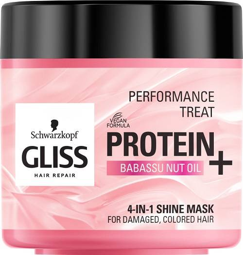 Performance Treat 4-in-1 Shine Mask maska nabłyszczająca do włosów Protein + Babassu Nut Oil 400 ml