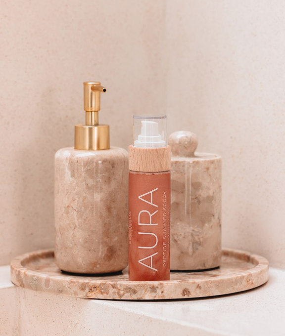 Cocosolis AURA Rozświetlający spray z peptydami, 100 ml