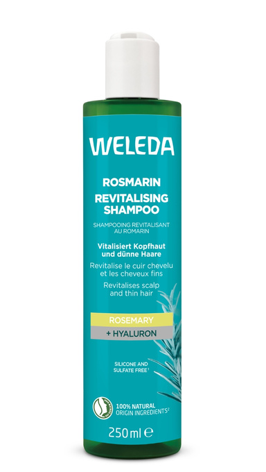 WELEDA Rewitalizujący szampon z rozmarynem, 250 ml